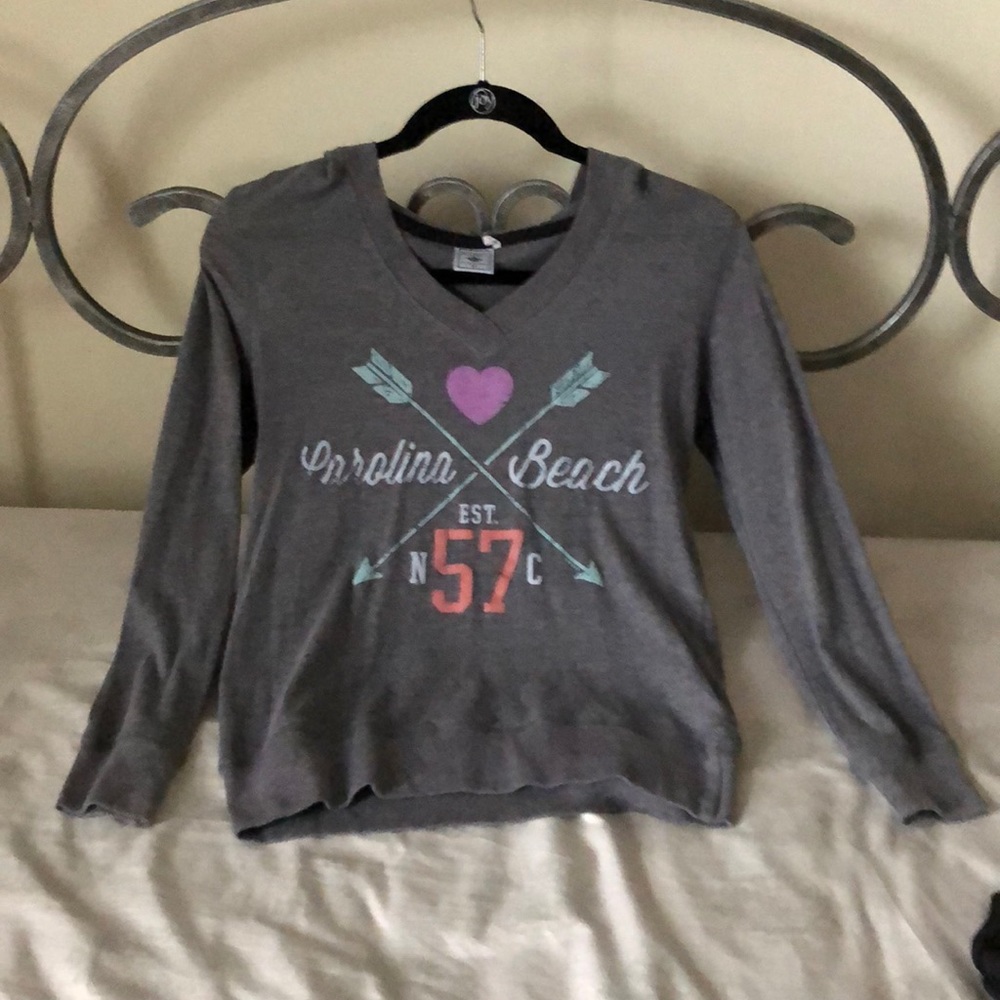 Light hooded sweatshirt